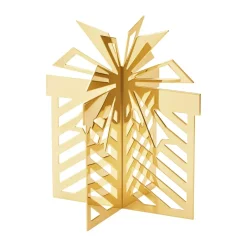 Georg Jensen 2025 Christmas decoration for the table, Christmas gift, Small Gold-coloured Outlet