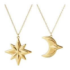 Georg Jensen 2024 Christmas ornament 2 pieces, Gold-plated Gold-coloured Hot