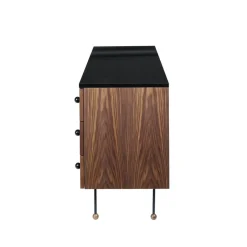 GUBI 62 Dresser, American walnut, 6 drawers Brown Discount