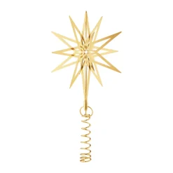 Georg Jensen 2025 Lyra Christmas tree star, Small Gold-coloured Outlet