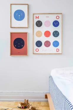 Paper Collective 9 Moods poster, 70x100 cm Multi