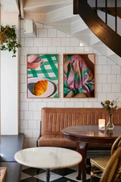 Paper Collective 1986 poster, 50x70 cm PinkGreen Clearance