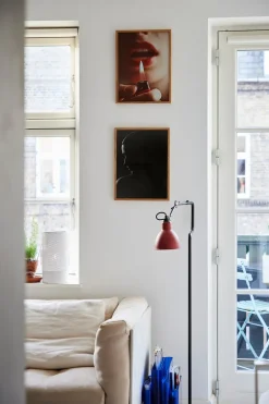 Paper Collective A Light poster, 70x100 cm BeigeRed