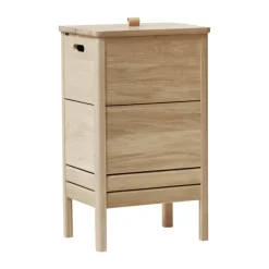 Form & Refine A Line laundry basket, White oak Beige