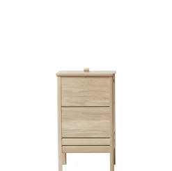 Form & Refine A Line laundry basket, White oak Beige