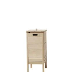 Form & Refine A Line laundry basket, White oak Beige