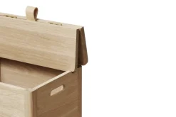 Form & Refine A Line laundry basket, White oak Beige