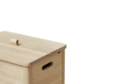 Form & Refine A Line laundry basket, White oak Beige