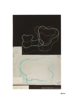 Iittala Aalto art Sketch poster, 50x70 cm Black Outlet