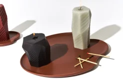 Iittala Aalto decorative tray, Fire, 15 cm Brown Hot