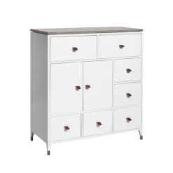 Mavis Abisko sideboard, , tabletop in concrete White