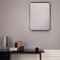 GUBI Adnet rectangular mirror, , medium Brown New