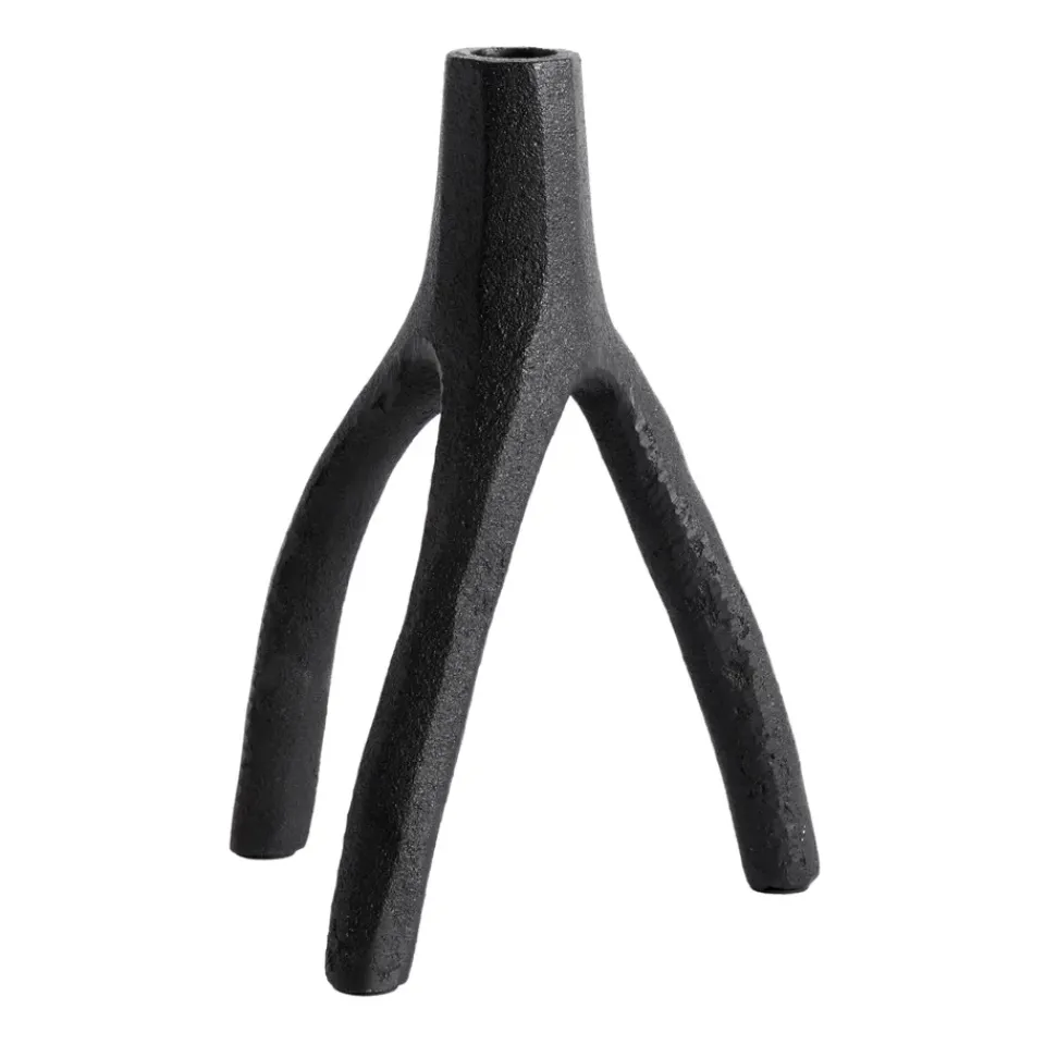 MUUBS Aion candlestick XL 22 cm, Black