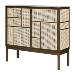 Design House Stockholm Air side table, Dark oak, 120x110 cm, with legs Brown Outlet