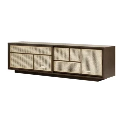 Design House Stockholm Air side table low, Dark oak Brown New