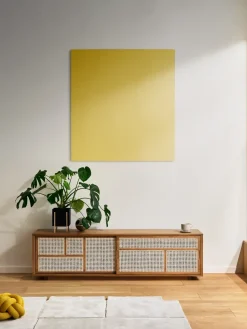 Design House Stockholm Air side table low, Oak, rattan Brown Sale
