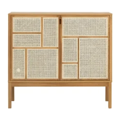 Design House Stockholm Air side table, Oak, 120x110 cm, with legs Beige