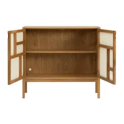 Design House Stockholm Air side table, Oak, 120x110 cm, with legs Beige