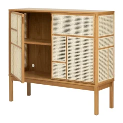 Design House Stockholm Air side table, Oak, 120x110 cm, with legs Beige