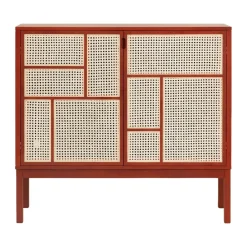 Design House Stockholm Air side table, , 120x110 cm, with legs Red Hot