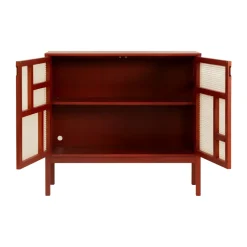 Design House Stockholm Air side table, , 120x110 cm, with legs Red Hot