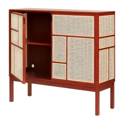 Design House Stockholm Air side table, , 120x110 cm, with legs Red Hot