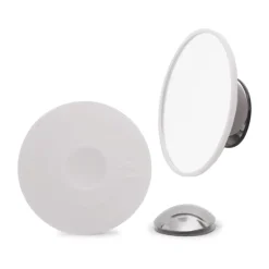 Bosign AirMirror makeup mirror x15 detachable with suction cup, Ø11.2 cm White Hot