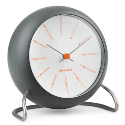 Arne Jacobsen Clocks AJ Bankers table clock Ø11 cm, Dark Grey