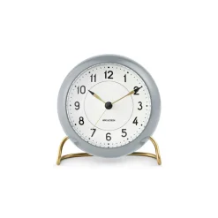 Arne Jacobsen Clocks AJ Station clock 12 cm, grey-white GreyWhite Sale