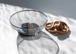 Alessi wire basket Ø24.5 cm, Stainless steel Silver-coloured