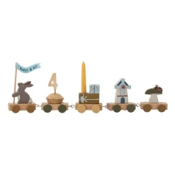 Bloomingville Alfi birthday train 39 cm, Brown Multi Outlet