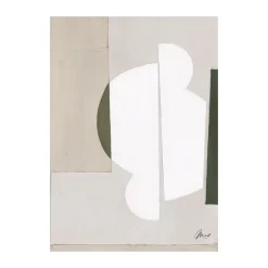 Paper Collective Aligned poster, 50x70 cm WhiteGreyGreen Hot