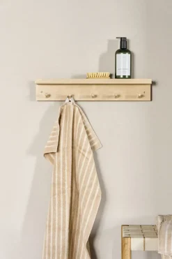 Scandi Living Alley coat rack with shelf, Birch Beige Clearance