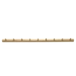 1898 Allsarp hook rack 9 hooks, Oak Beige Discount