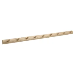 1898 Allsarp hook rack 9 hooks, Oak Beige Discount