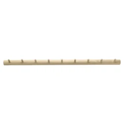 1898 Allsarp hook rack 9 hooks, Birch Beige Best