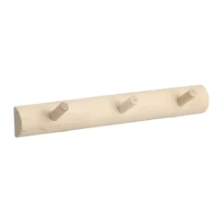 1898 Allsarp hook rack 3 hooks, Birch Beige Outlet