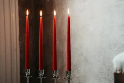 Hilke Collection Alto candle sticks, Nickel-plated brass Silver-coloured