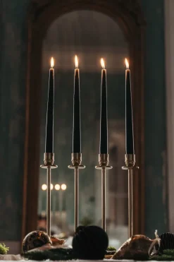 Hilke Collection Alto candle sticks, Solid brass Gold-coloured Clearance