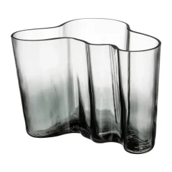Iittala Alvar Aalto vase Limited Edition 140 mm, Clear-dark grey TransparentGrey Sale