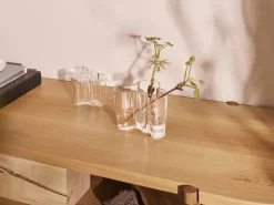 Iittala Alvar Aalto vase Savoy clear, 120 mm Transparent