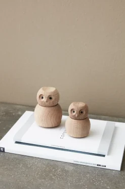 Andersen Furniture Andersen Owl wooden figure Small, Oak Brown