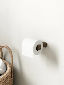 Andersen Furniture Andersen toilet paper holder, Dark Stain Matt Lacquer Ash Brown New