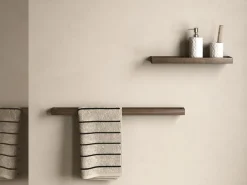 Andersen Furniture Andersen towel rod single 73.5 cm, Dark Stain Matt Lacquer Ash Brown New