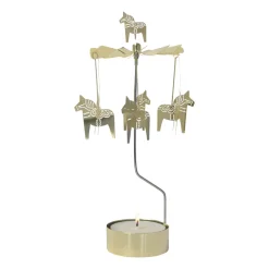 Pluto Design Angel chime dalahäst large 25 cm, Gold Gold-coloured Online