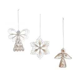 Watt & Veke Angel mix Christmas decorations 3-pack, White Online