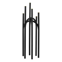AYTM Angui candle stick 92 cm, Black-gold BlackGold-coloured Discount