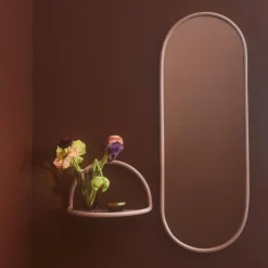 AYTM Angui mirror oval 108 cm, rose Pink Hot