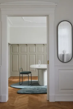 AYTM Angui mirror oval 108 cm, Taupe Beige