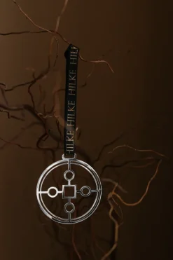Hilke Collection Anima Gemella 1 tree ornament, Nickel-plated brass Silver-coloured Clearance